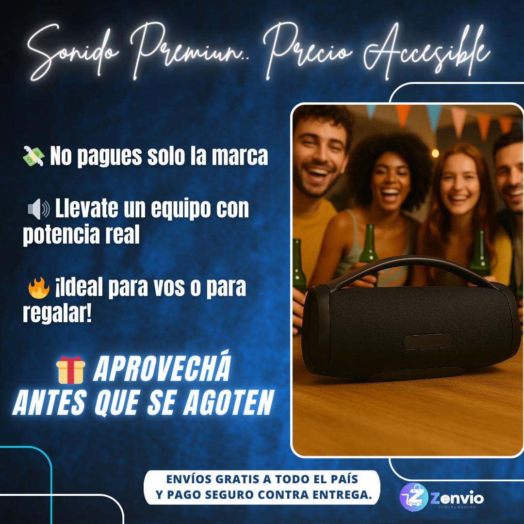 Parlante BoomBox 2🎵🔊